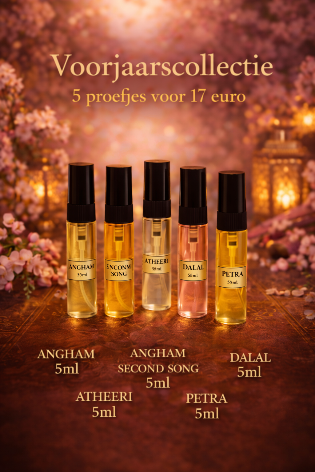 Voorjaarscollectie 5x 5ml