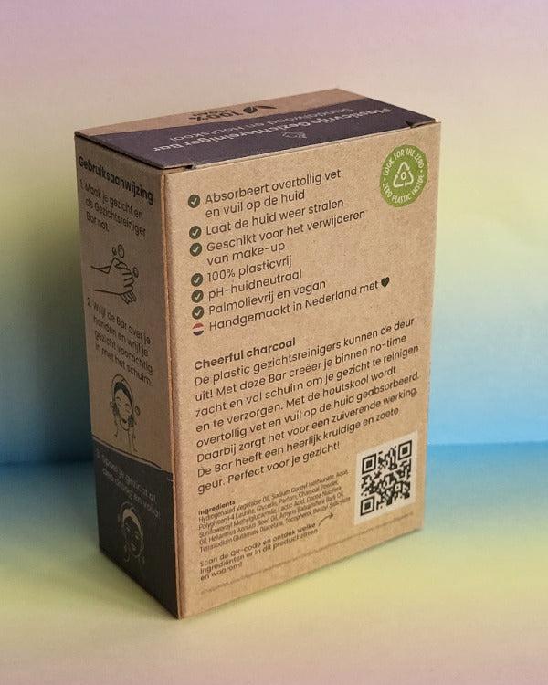 Sandalwood en Houtskool_Gezichtsreiniger Bar_HappySoaps