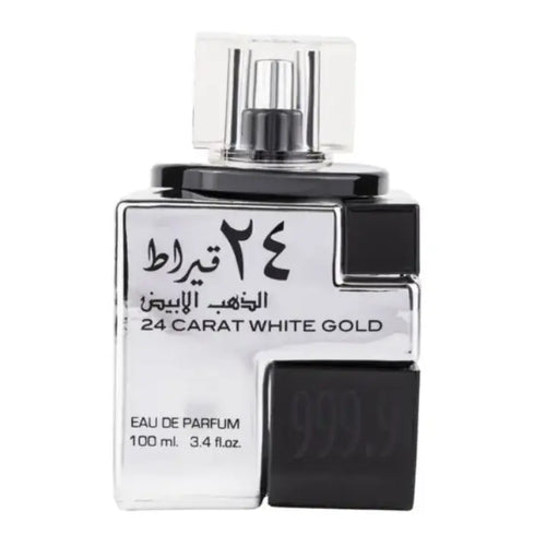 24-karatowe białe złoto Lattafa- woda perfumowana - unisex - 100 ml