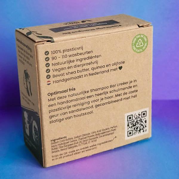 Shampoo Bar_Charming Charcoal & Sweet Sandal_HappySoaps