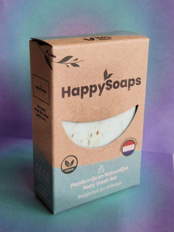 Body Wash Bar - Bergamot en Wierook HappySoaps