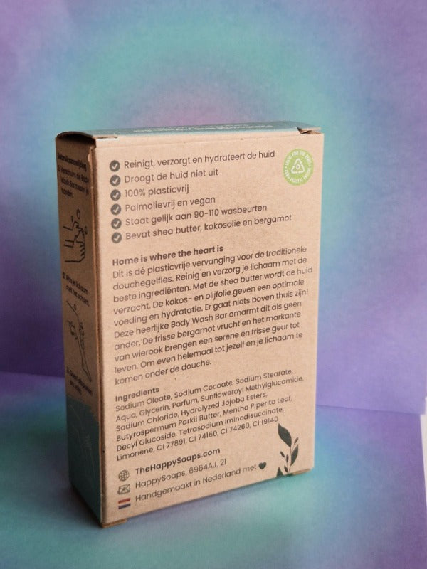 Body Wash Bar - Bergamot en Wierook HappySoaps