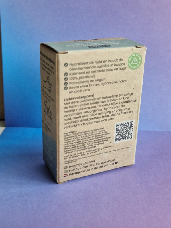 Baby Shampoo en Body Wash Bar – Aloë You Vera HappySoaps