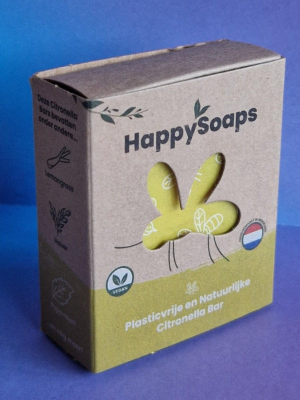 Anti-Insect Bar – Citronella & Krachtige Munt HappySoaps